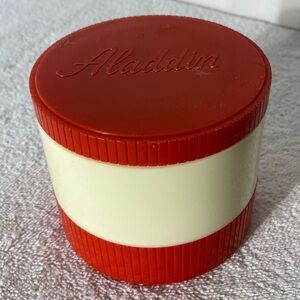 Vintage Aladdin Cream Orange Small Travel Thermos